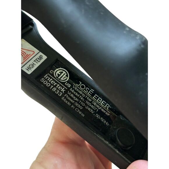 José Eber Vibrating Hair Straightener Model 1054 High Temp 110-240V 50W - Picture 4 of 9